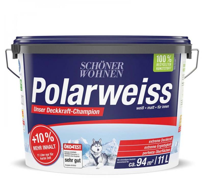 SCHÖNER WOHNEN FARBE Wandfarbe Schöner Wohnen Polarweiss Aktion mit 11,0 Ltr. Wandfarbe weiss SCHÖNER WOHNEN FARBE Wandfarbe Schöner Wohnen Polarweiss Aktion mit 11,0 Ltr. Wandfarbe weiss von SCHÖNER WOHNEN FARBE