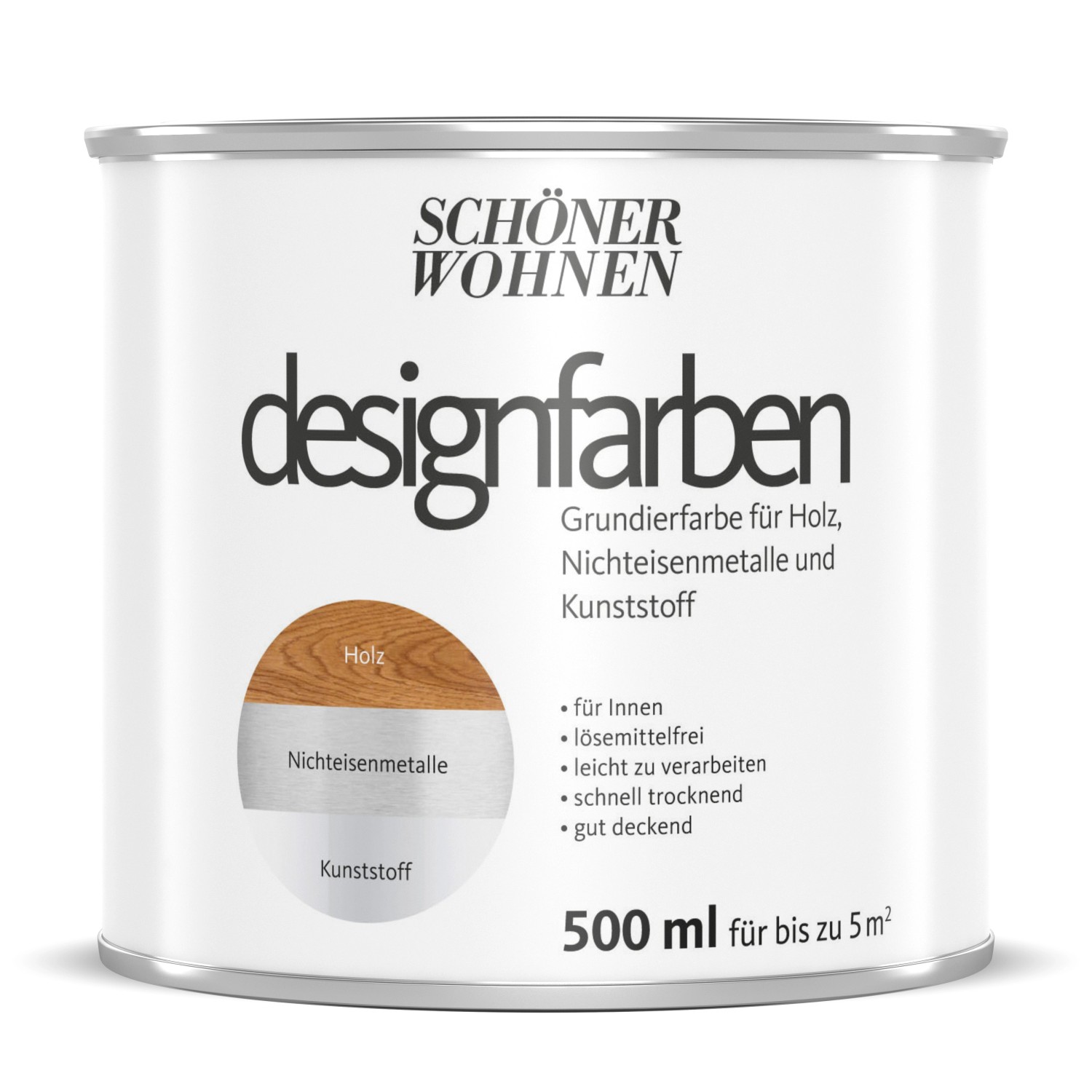 SCHÖNER WOHNEN Designfarben Grundierfarbe 500 ml von SCHÖNER WOHNEN-Farbe