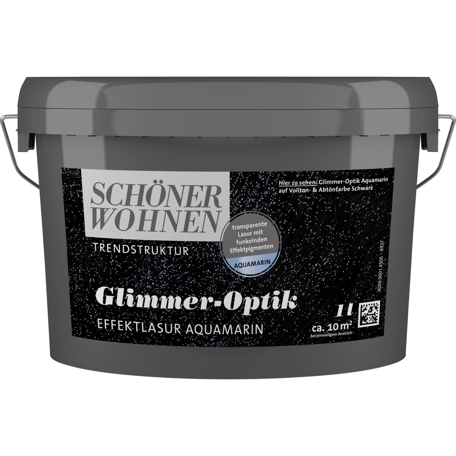 Schöner Wohnen Glimmer-Optik Effektlack Aquamarin 1 l von SCHÖNER WOHNEN-Farbe