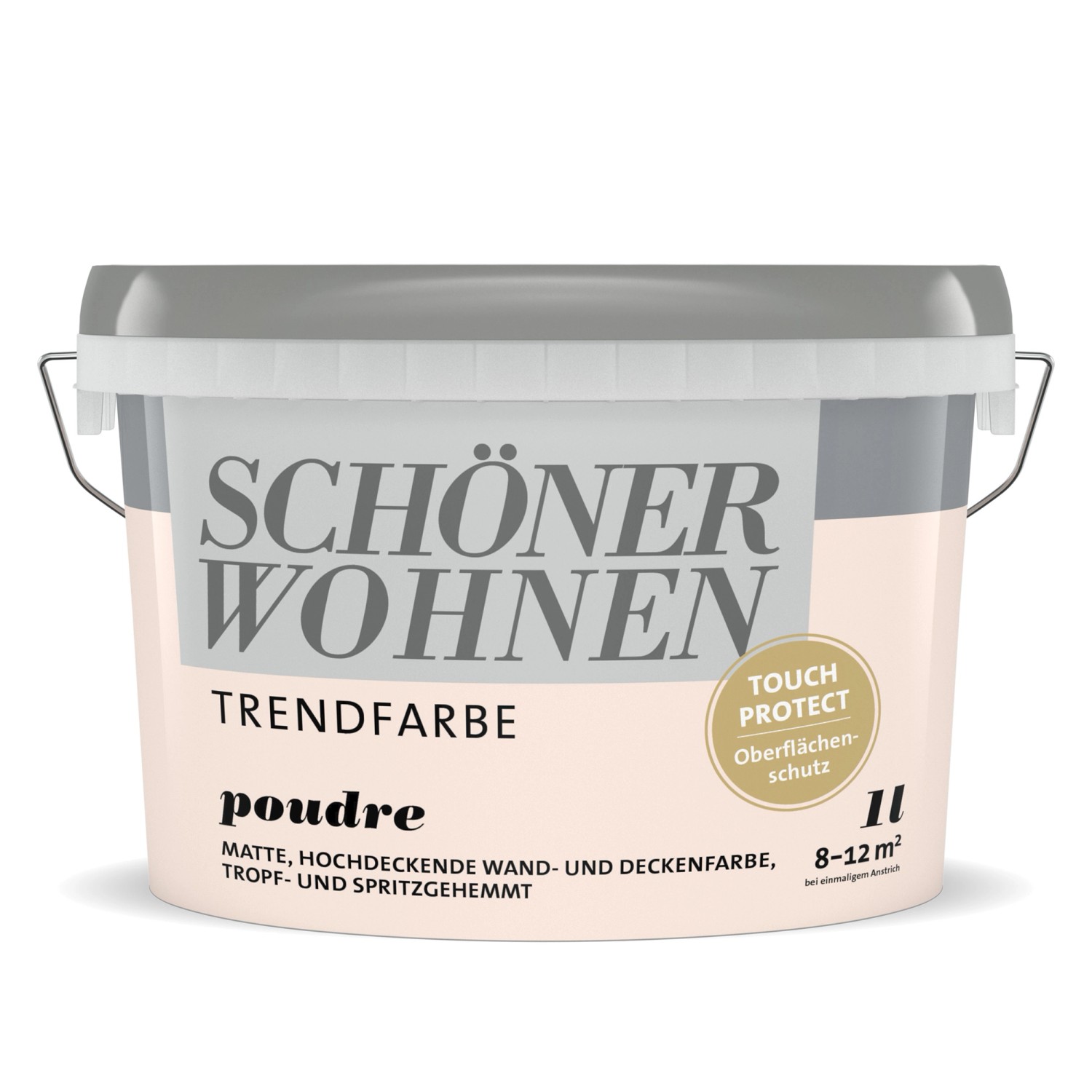 Schöner Wohnen Trendfarbe Poudre matt 1 l von SCHÖNER WOHNEN-Farbe