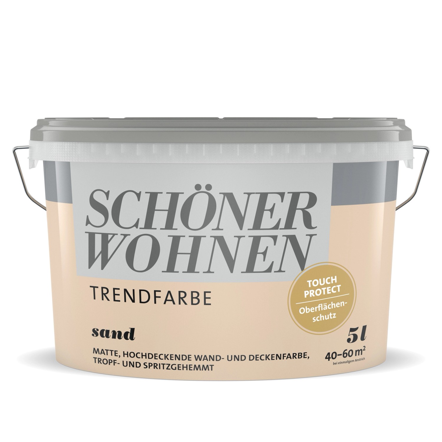 Schöner Wohnen Trendfarbe Sand matt 5 l von SCHÖNER WOHNEN-Farbe