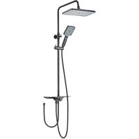 Duschsystem verina mit Ablage, Mattschwarz, Duschstange mit Regendusche - Schöner Wohnen-kollektion Duschsystem verina mit Ablage, Mattschwarz, Duschstange mit Regendusche - Schöner Wohnen-kollektion von SCHÖNER WOHNEN-KOLLEKTION