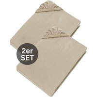 SCHÖNER WOHNEN Spannbettlaken BASIC - 2er Set 200x200 cm, Beige SCHÖNER WOHNEN Spannbettlaken BASIC - 2er Set 200x200 cm, Beige von SCHÖNER WOHNEN-KOLLEKTION