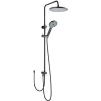 Duschsystem biella, Mattschwarz, Duschstange mit Regendusche - Schöner Wohnen-kollektion von SCHÖNER WOHNEN-KOLLEKTION