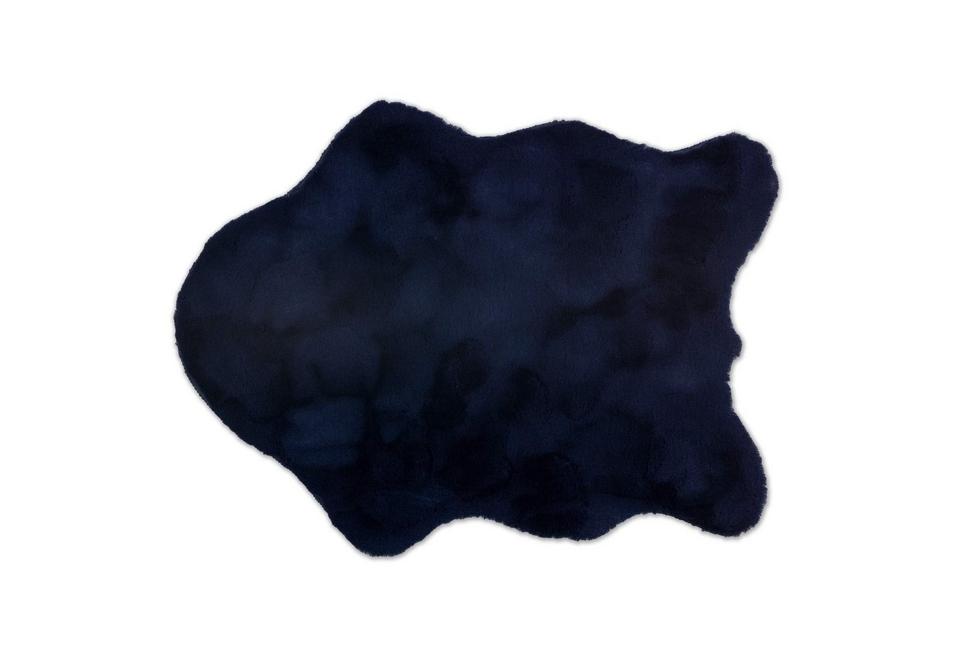 Fellteppich TENDER Moderner Kunstfellteppich, SCHÖNER WOHNEN-Kollektion, Rechteckig, Höhe: 26 mm, 60 x 90 cm in Nachtblau von SCHÖNER WOHNEN-Kollektion