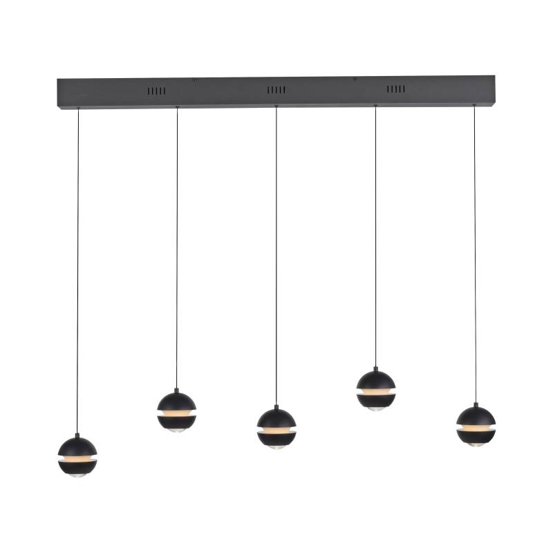 LED-Pendelleuchte LINI 5-flammig in Farbe schwarz LED-Pendelleuchte LINI 5-flammig in Farbe schwarz von SCHÖNER WOHNEN-Kollektion