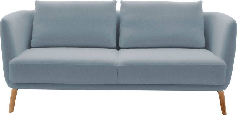 SCHÖNER WOHNEN-Kollektion 2,5-Sitzer Pearl - 5 Jahre Hersteller-Garantie, auch in Bouclé, Maße (B/H/T): 190/71/91 cm, Füße Massivholz von SCHÖNER WOHNEN-Kollektion