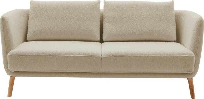 SCHÖNER WOHNEN-Kollektion 2,5-Sitzer Pearl - 5 Jahre Hersteller-Garantie, auch in Bouclé, Maße (B/H/T): 190/71/91 cm, Füße Massivholz von SCHÖNER WOHNEN-Kollektion