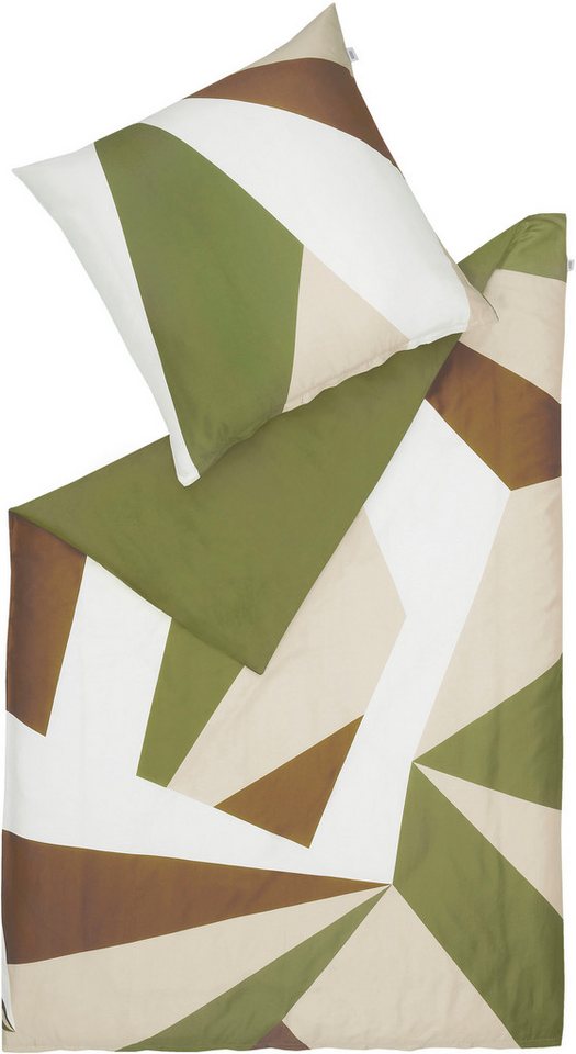 SCHÖNER WOHNEN-Kollektion Bettwäsche Origami, Satin, 2 teilig, aus beständigerer Baumwolle von SCHÖNER WOHNEN-Kollektion