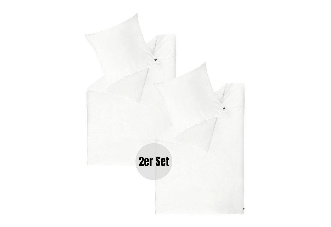 SCHÖNER WOHNEN-Kollektion Bettwäsche PLAIN Satin Bettwäsche, Baumwolle, 2 teilig, 135 x 200 cm - 2er Set in Weiss SCHÖNER WOHNEN-Kollektion Bettwäsche PLAIN Satin Bettwäsche, Baumwolle, 2 teilig, 135 x 200 cm - 2er Set in Weiss von SCHÖNER WOHNEN-Kollektion