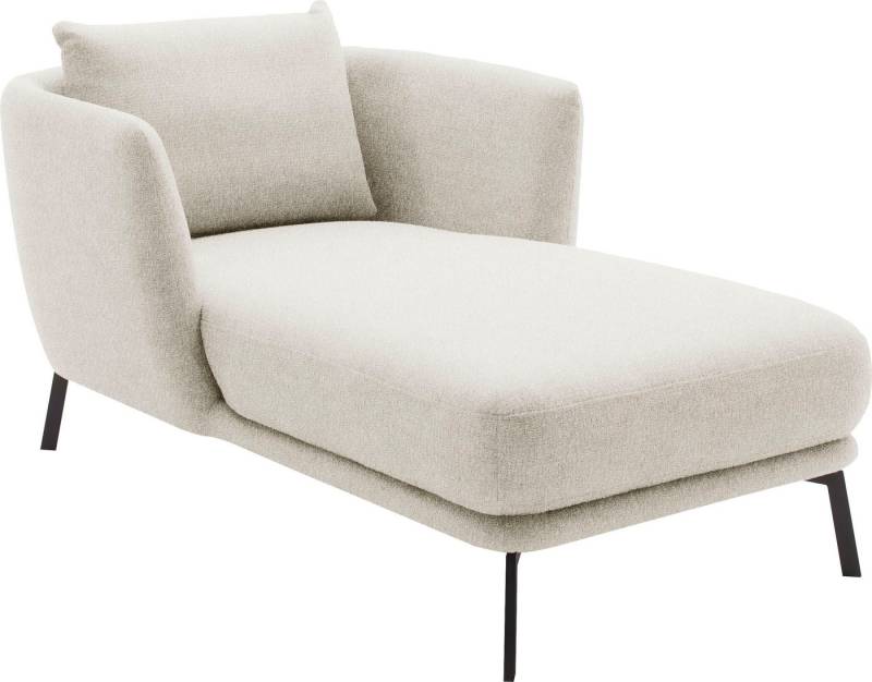 SCHÖNER WOHNEN-Kollektion Chaiselongue Pearl - 5 Jahre Hersteller-Garantie, auch in Bouclé, Maße (B/H/T): 101/71/161 cm, Füße aus Metall von SCHÖNER WOHNEN-Kollektion