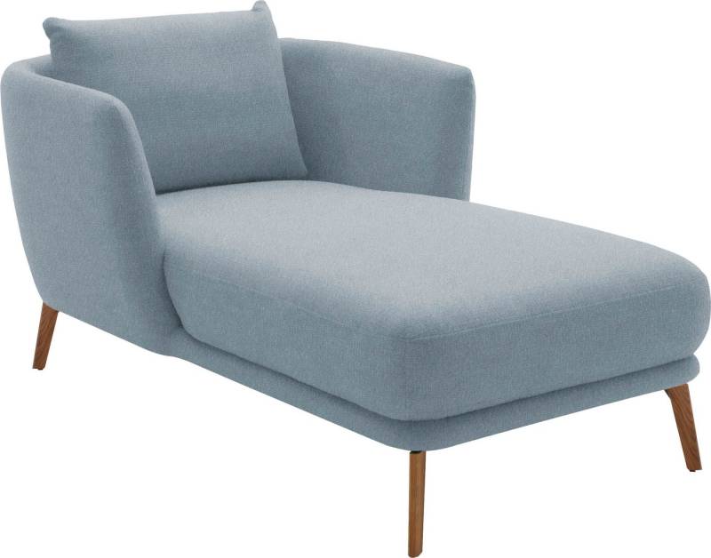 SCHÖNER WOHNEN-Kollektion Chaiselongue Pearl - 5 Jahre Hersteller-Garantie, auch in Bouclé. Füße Massivholz, Loveseat und Loungesessel, Maße (B/H/T): 101/71/161 cm von SCHÖNER WOHNEN-Kollektion