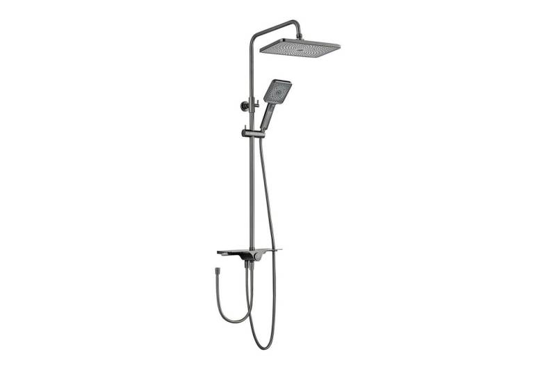 SCHÖNER WOHNEN-Kollektion Duschsystem VERINA mit Ablage, Höhe 118 cm, Industrial, Duschstange mit Regendusche von SCHÖNER WOHNEN-Kollektion