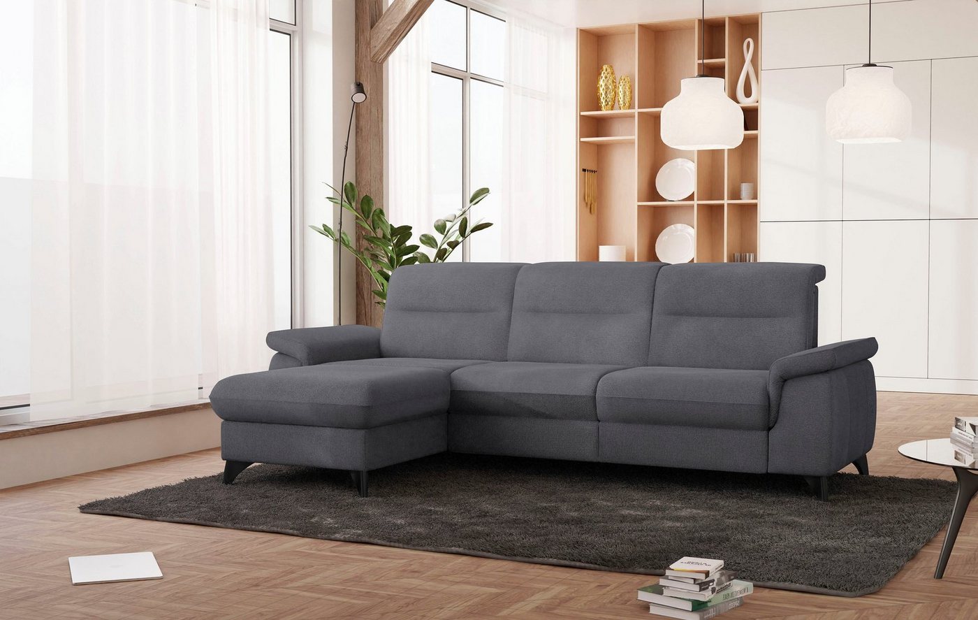 sit&more Ecksofa Astoria L-Form, wahlweise mit motorischer Relaxfunktion von sit&more