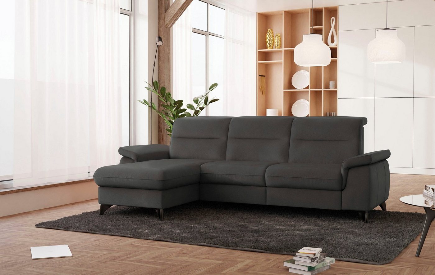 sit&more Ecksofa Astoria L-Form, wahlweise mit motorischer Relaxfunktion von sit&more