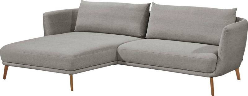 SCHÖNER WOHNEN-Kollektion Ecksofa Pearl - 5 Jahre Hersteller-Garantie, auch in Bouclé L-Form, Maße (B/H/T): 270/71/160 cm, Füße aus Massivholz von SCHÖNER WOHNEN-Kollektion