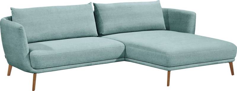 SCHÖNER WOHNEN-Kollektion Ecksofa Pearl - 5 Jahre Hersteller-Garantie, auch in Bouclé L-Form, Maße (B/H/T): 270/71/160 cm, Füße aus Massivholz von SCHÖNER WOHNEN-Kollektion
