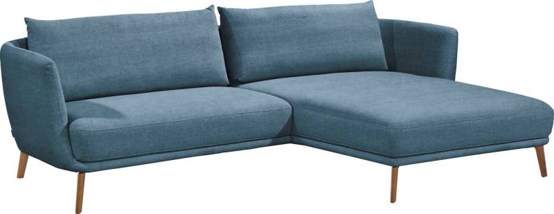 SCHÖNER WOHNEN-Kollektion Ecksofa Pearl - 5 Jahre Hersteller-Garantie, auch in Bouclé L-Form, Maße (B/H/T): 270/71/160 cm, Füße aus Massivholz von SCHÖNER WOHNEN-Kollektion