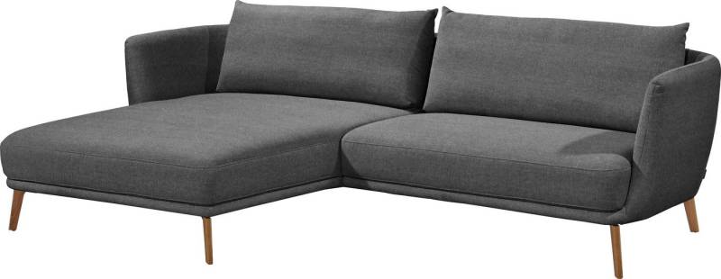 SCHÖNER WOHNEN-Kollektion Ecksofa Pearl - 5 Jahre Hersteller-Garantie, auch in Bouclé L-Form, Maße (B/H/T): 270/71/160 cm, Füße aus Massivholz von SCHÖNER WOHNEN-Kollektion