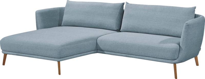 SCHÖNER WOHNEN-Kollektion Ecksofa Pearl - 5 Jahre Hersteller-Garantie, auch in Bouclé L-Form, Maße (B/H/T): 270/71/160 cm, Füße aus Massivholz von SCHÖNER WOHNEN-Kollektion