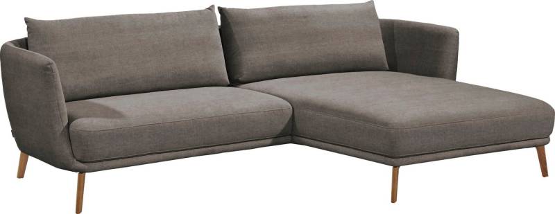 SCHÖNER WOHNEN-Kollektion Ecksofa Pearl - 5 Jahre Hersteller-Garantie, auch in Bouclé L-Form, Maße (B/H/T): 270/71/160 cm, Füße aus Massivholz von SCHÖNER WOHNEN-Kollektion