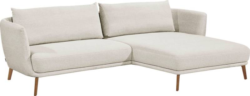 SCHÖNER WOHNEN-Kollektion Ecksofa Pearl - 5 Jahre Hersteller-Garantie, auch in Bouclé L-Form, Maße (B/H/T): 270/71/160 cm, Füße aus Massivholz von SCHÖNER WOHNEN-Kollektion