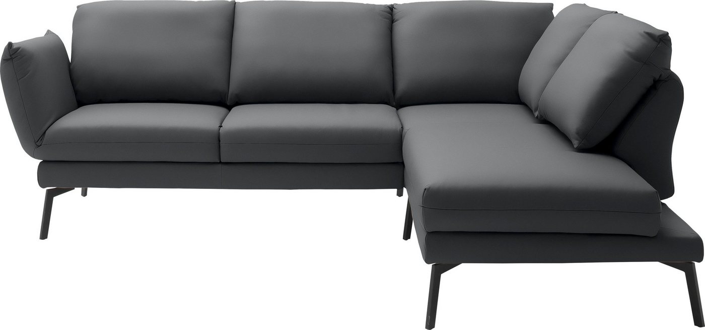 SCHÖNER WOHNEN-Kollektion Ecksofa Spin, Multifunktionssofa, bequem und hochwertige Verarbeitung, L-Form, Drehsitz-Funktion, USB-Anschluss, Armlehnfunktion, Rückenverstellung von SCHÖNER WOHNEN-Kollektion