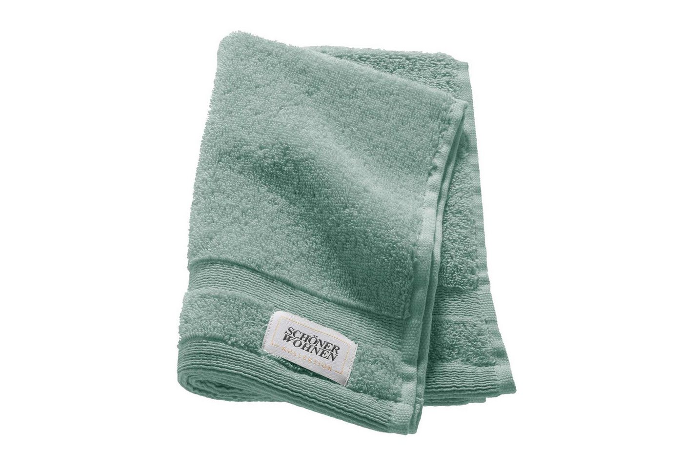 SCHÖNER WOHNEN-Kollektion Gästehandtuch CUDDLY Gästehandtuch, Baumwolle (1-St), 30 x 50 cm in Lindgrün von SCHÖNER WOHNEN-Kollektion
