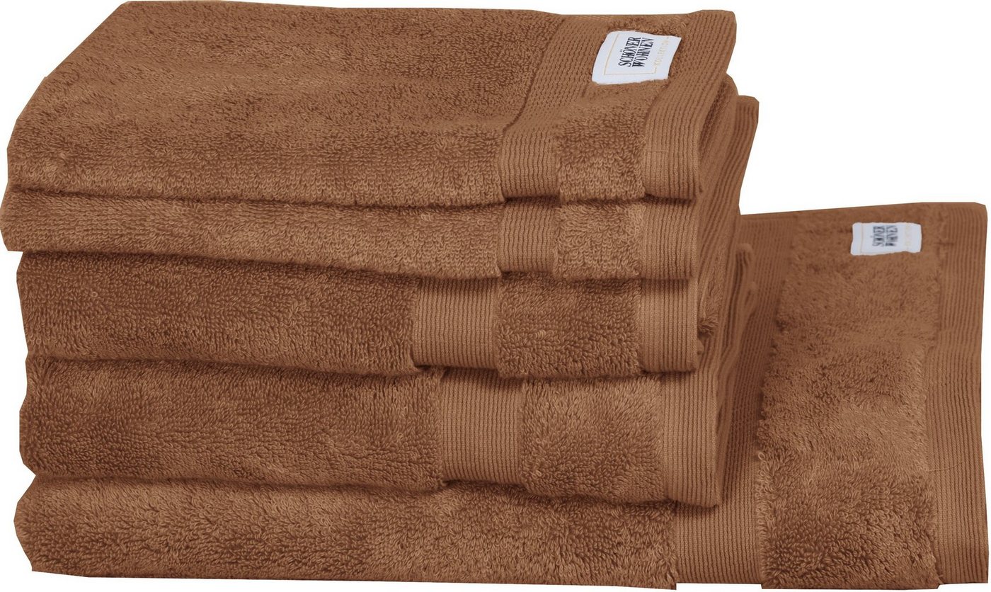 SCHÖNER WOHNEN-Kollektion Handtuch Set Cuddly, Frottier (Set, 5-St), schnell trocknende Airtouch-Qualität von SCHÖNER WOHNEN-Kollektion