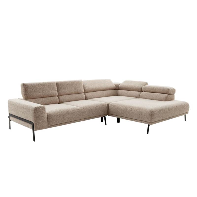 SCHÖNER WOHNEN-Kollektion Polsterecke TOSSA ca. B276 H74 T219 cm in Stoff Donna rusty melange von SCHÖNER WOHNEN-Kollektion