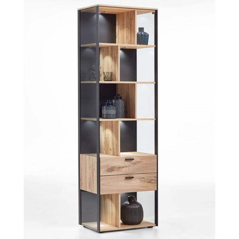 SCHÖNER WOHNEN-Kollektion Regal ANDRA, ca. 62 x 207 x 43 cm in Eiche rustico hell geölt von SCHÖNER WOHNEN-Kollektion