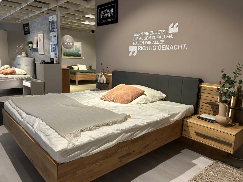 SCHÖNER WOHNEN-Kollektion Schlafzimmer MONOLA in Front Eiche Natur massiv von SCHÖNER WOHNEN-Kollektion