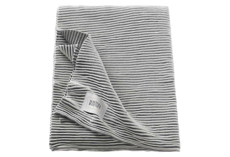 SCHÖNER WOHNEN-Kollektion Tagesdecke LIV Tagesdecke, 130 x 170 cm in Grau von SCHÖNER WOHNEN-Kollektion