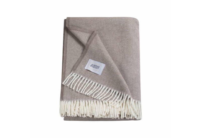 SCHÖNER WOHNEN-Kollektion Tagesdecke RELAX Kuscheldecke, 140 x 200 cm in Ecrue von SCHÖNER WOHNEN-Kollektion