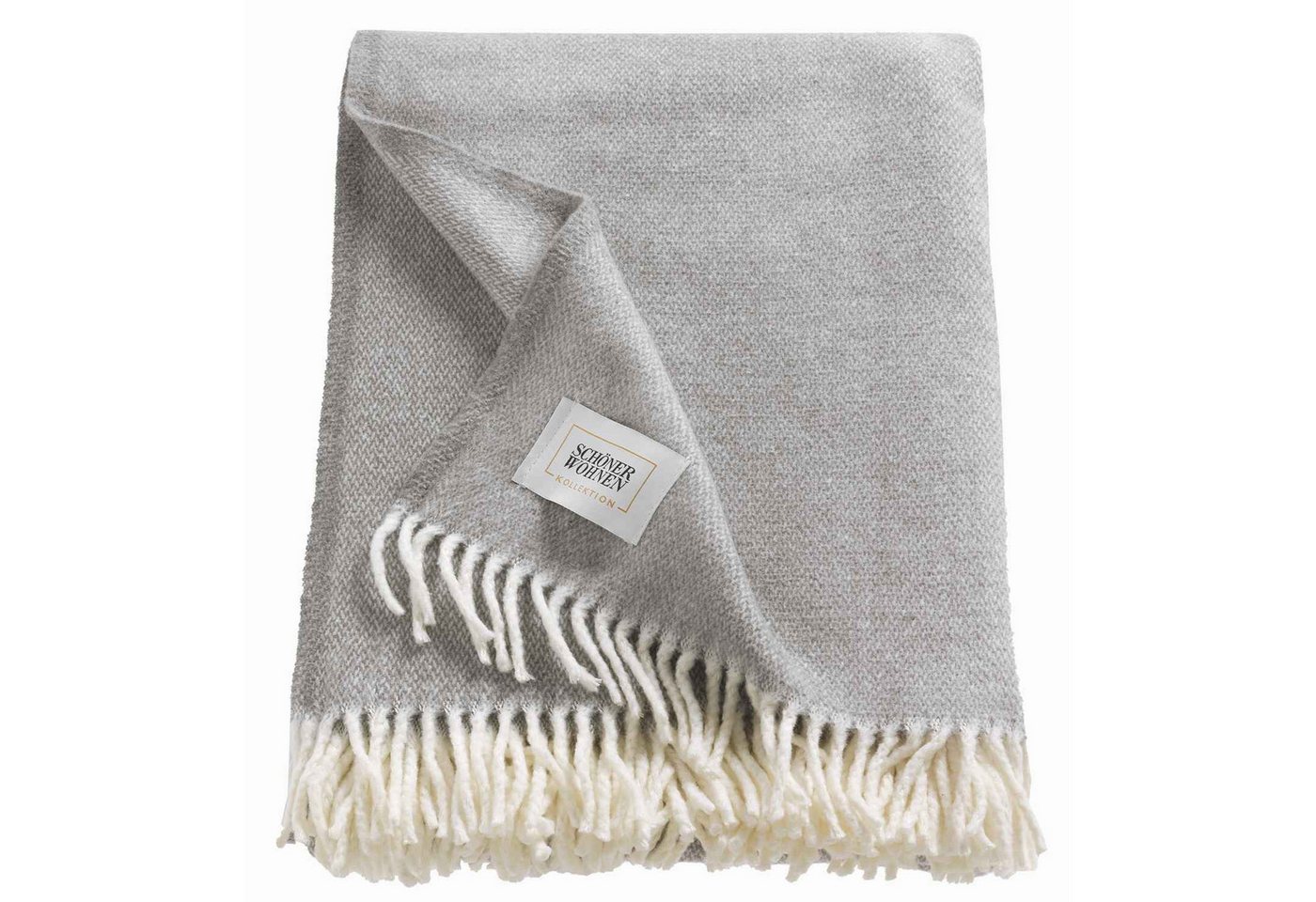 SCHÖNER WOHNEN-Kollektion Tagesdecke RELAX Kuscheldecke, 140 x 200 cm in Hellgrau von SCHÖNER WOHNEN-Kollektion