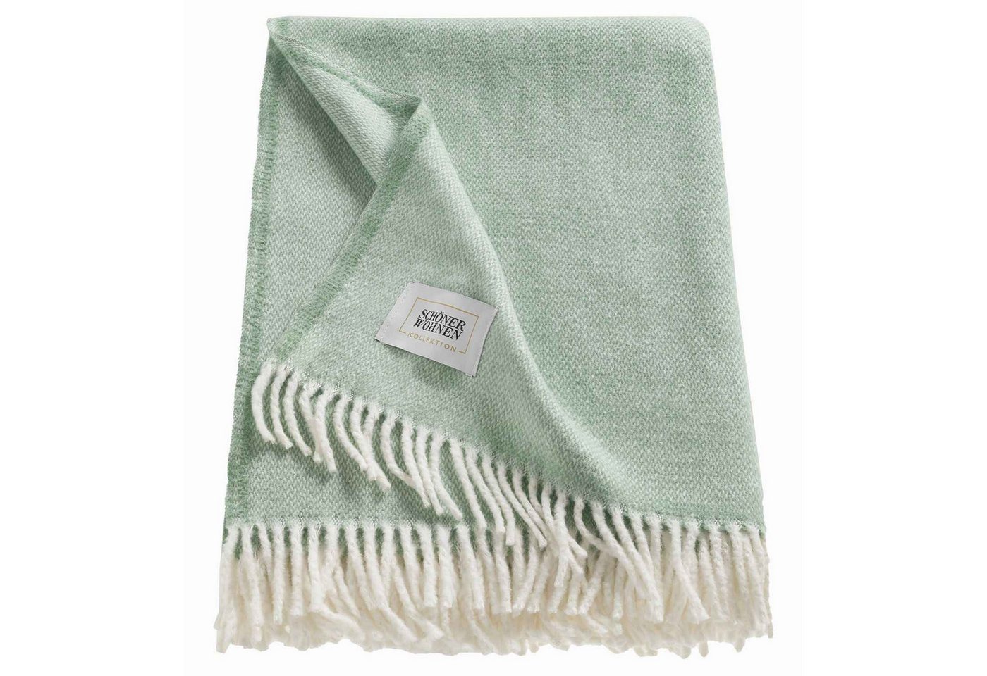 SCHÖNER WOHNEN-Kollektion Tagesdecke RELAX Kuscheldecke, 140 x 200 cm in Mint von SCHÖNER WOHNEN-Kollektion