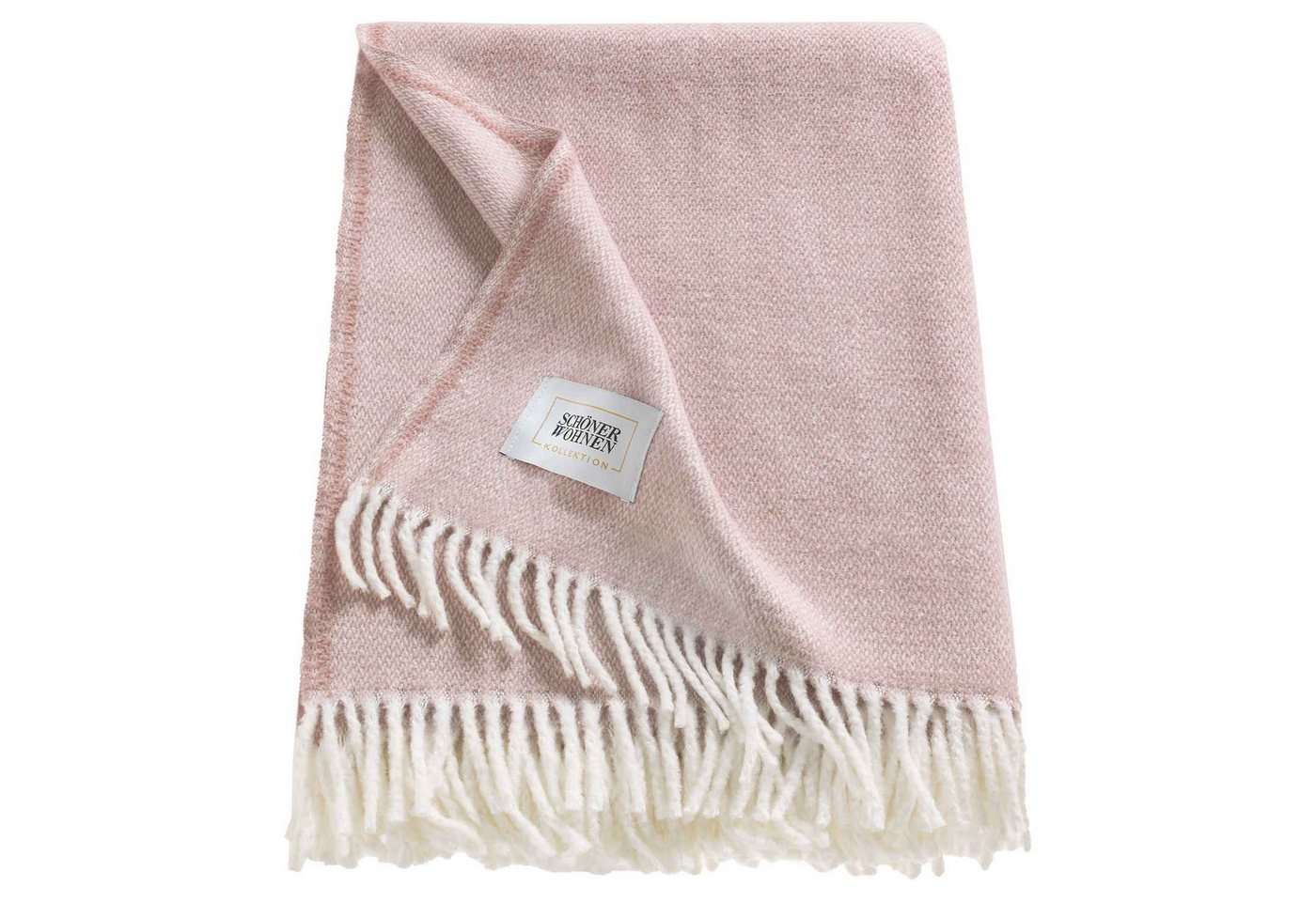 SCHÖNER WOHNEN-Kollektion Tagesdecke RELAX Kuscheldecke, 140 x 200 cm in Rosa von SCHÖNER WOHNEN-Kollektion