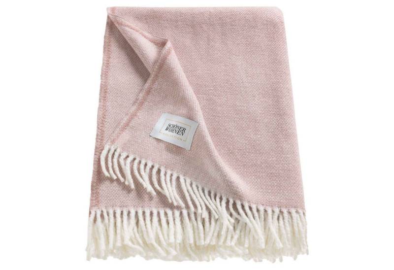 SCHÖNER WOHNEN-Kollektion Tagesdecke RELAX Kuscheldecke, 140 x 200 cm in Rosa von SCHÖNER WOHNEN-Kollektion