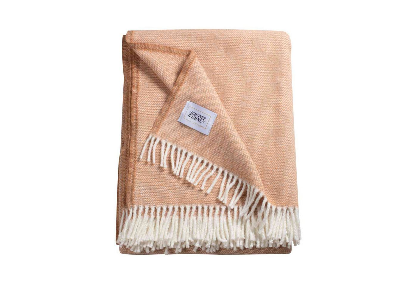 SCHÖNER WOHNEN-Kollektion Tagesdecke RELAX Kuscheldecke, 140 x 200 cm in Zimt von SCHÖNER WOHNEN-Kollektion