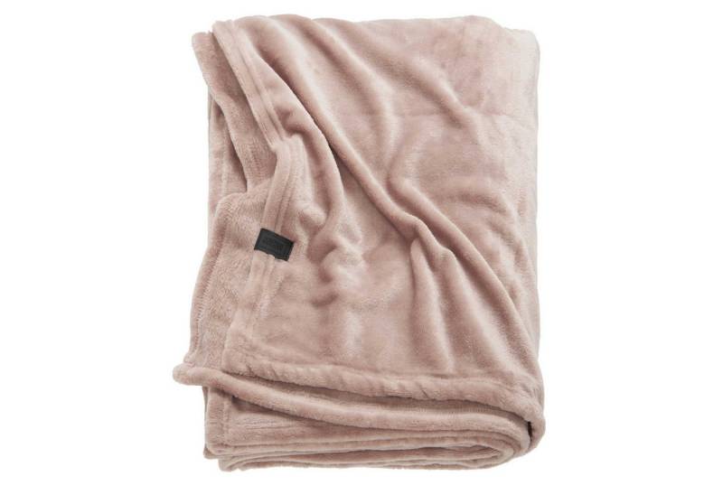 SCHÖNER WOHNEN-Kollektion Tagesdecke SMOOTH Kuscheldecke, 140 x 200 cm in Rose von SCHÖNER WOHNEN-Kollektion