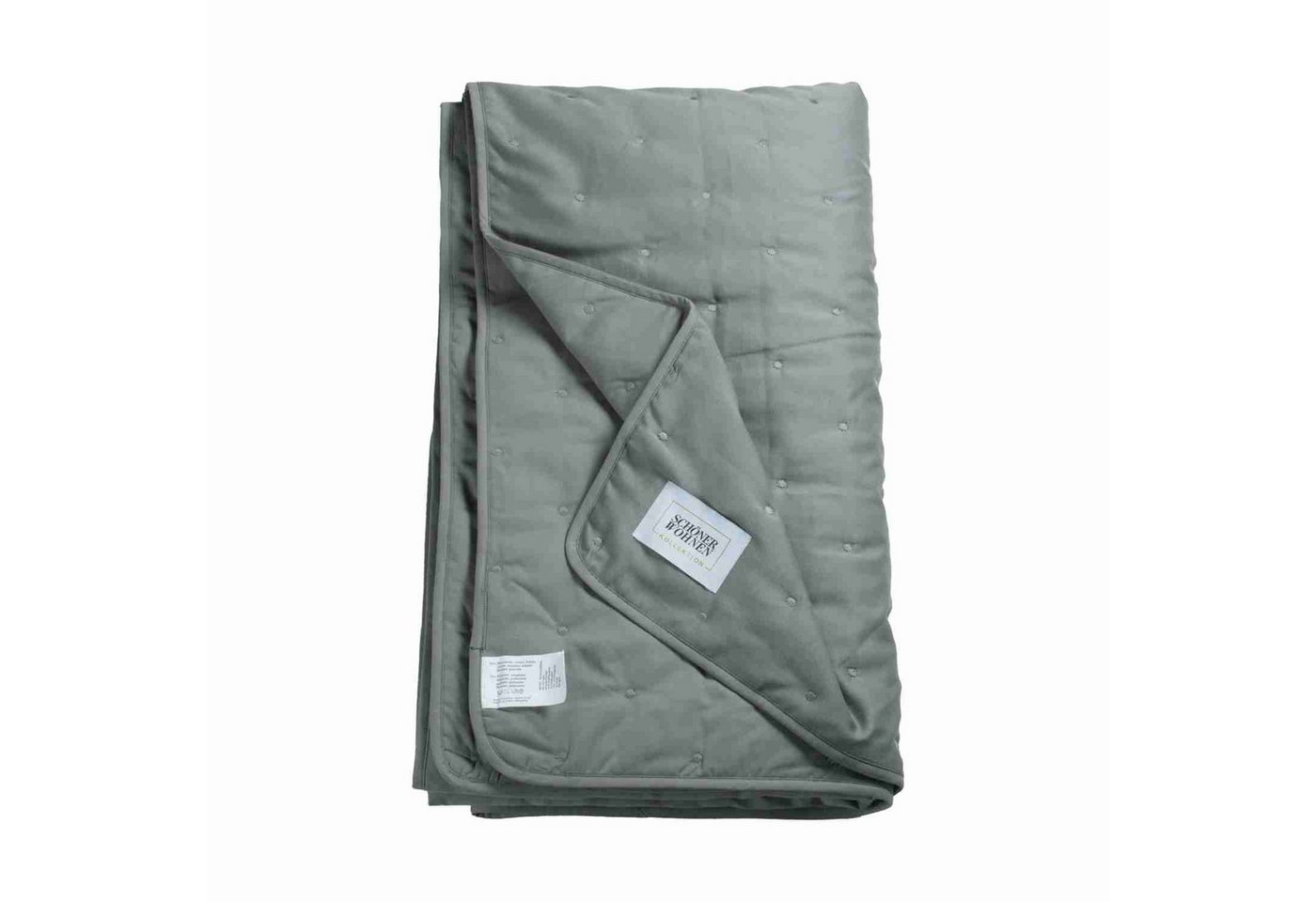 SCHÖNER WOHNEN-Kollektion Tagesdecke SOFT Überwurf Tagesdecke, 70 x 240 cm in Grau von SCHÖNER WOHNEN-Kollektion