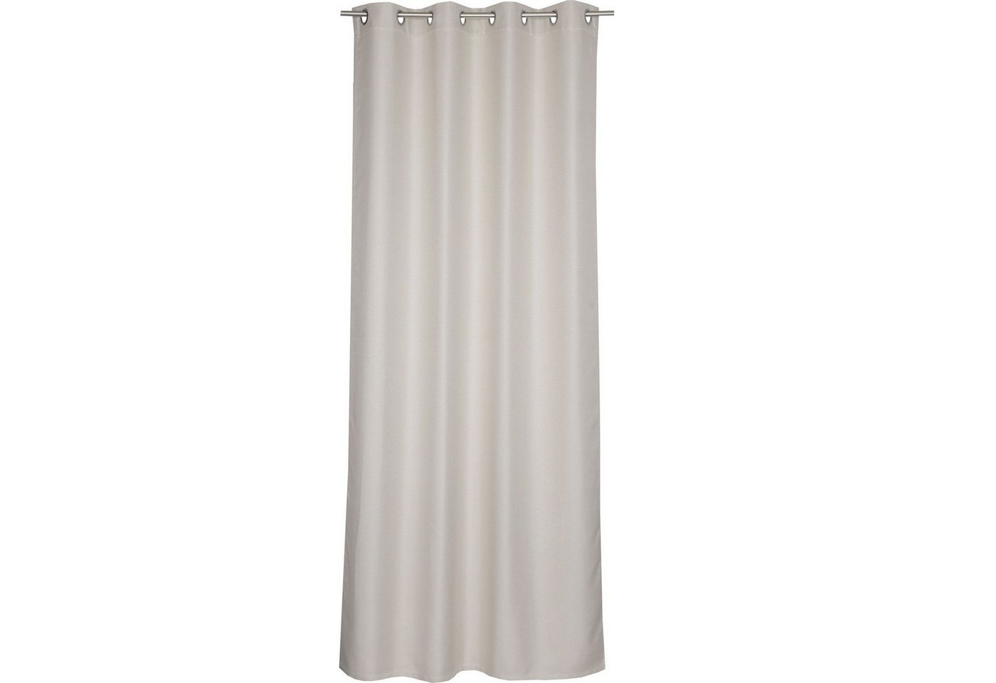 SCHÖNER WOHNEN-Kollektion Vorhang OPACO Blickdichter Ösenvorhang (1 St), Öse, Polyester, 140 x 250 cm in Hellgrau von SCHÖNER WOHNEN-Kollektion