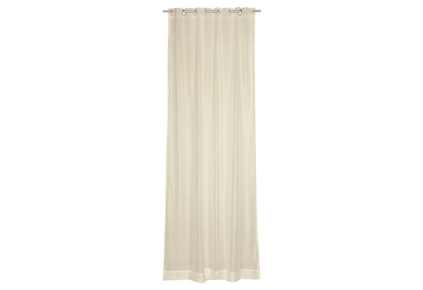 SCHÖNER WOHNEN-Kollektion Vorhang SOLID Transparenter Ösenvorhang, Öse (1 St), Polyester, 140 x 250 cm in Beige von SCHÖNER WOHNEN-Kollektion