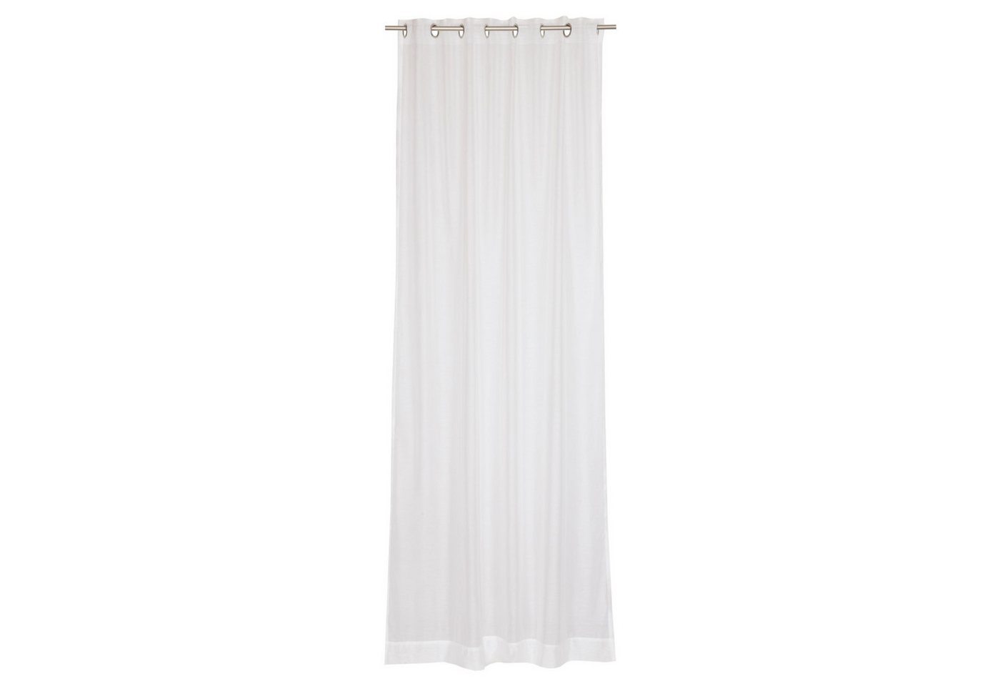 SCHÖNER WOHNEN-Kollektion Vorhang SOLID Transparenter Ösenvorhang (1 St), Öse, Polyester, 140 x 250 cm in Creme von SCHÖNER WOHNEN-Kollektion