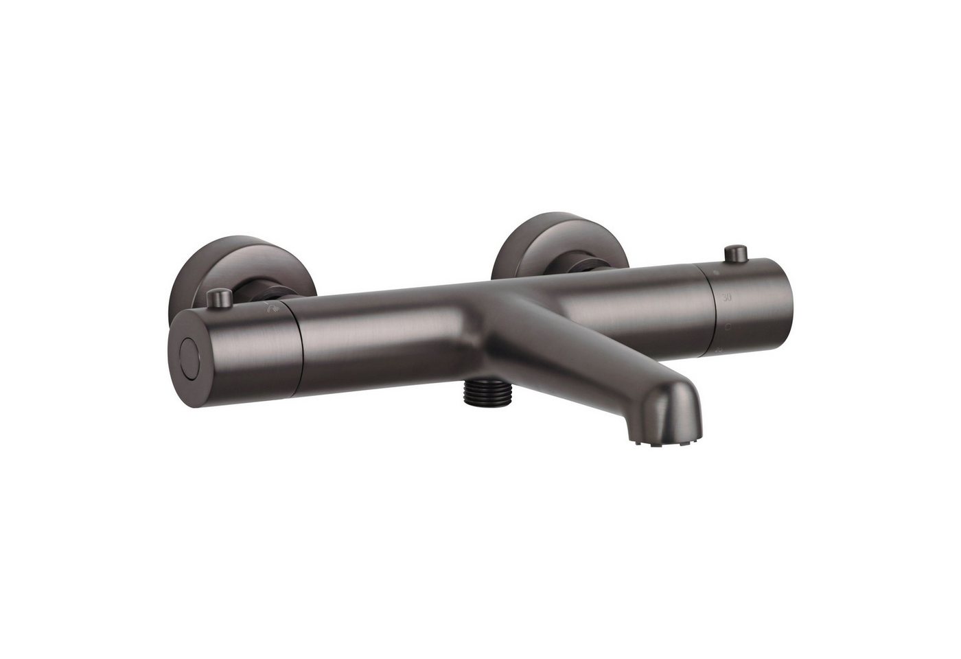 SCHÖNER WOHNEN-Kollektion Wannenthermostat DICU, Badewannenarmatur mit Thermostat mit Verbrühschutz Industrial, Mischbatterie für Badewanne SCHÖNER WOHNEN-Kollektion Wannenthermostat DICU, Badewannenarmatur mit Thermostat mit Verbrühschutz Industrial, Mischbatterie für Badewanne von SCHÖNER WOHNEN-Kollektion