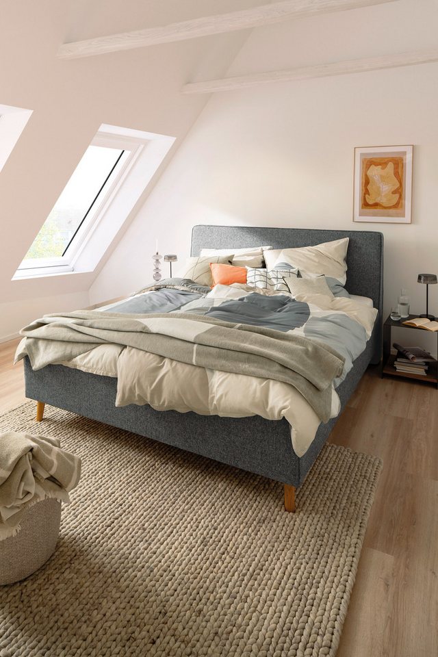 SCHÖNER WOHNEN-Kollektion Wendebettwäsche Pebble, Renforcé, 2 teilig, aus reiner Baumwolle und kleinem Stehsaum SCHÖNER WOHNEN-Kollektion Wendebettwäsche Pebble, Renforcé, 2 teilig, aus reiner Baumwolle und kleinem Stehsaum von SCHÖNER WOHNEN-Kollektion