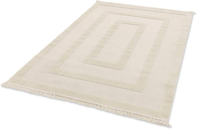 Teppich Summer 6352, SCHÖNER WOHNEN-Kollektion, rechteckig, Höhe: 6 mm, Hoch Tief Struktur, Robuster Teppich, Terasse, Balkon von SCHÖNER WOHNEN-Kollektion