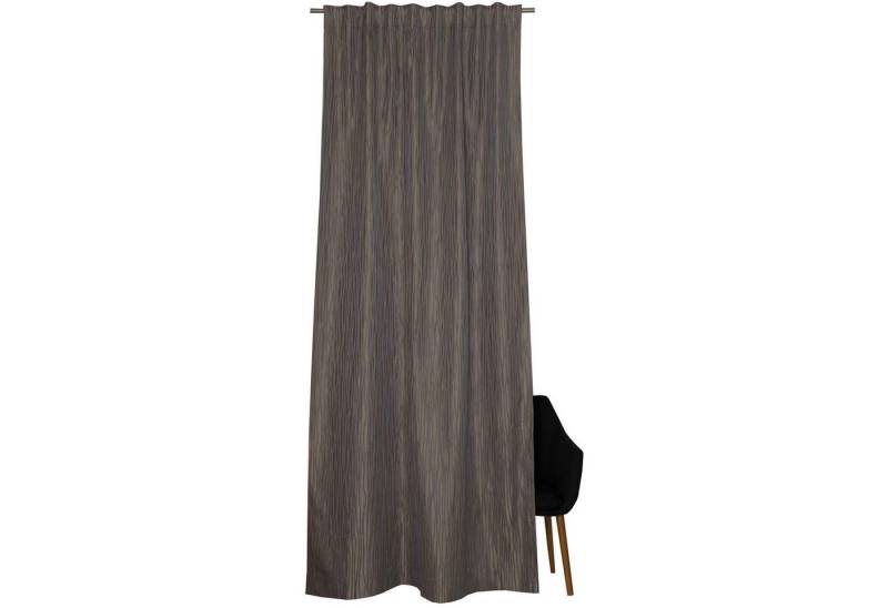 SCHÖNER WOHNEN-Kollektion Vorhang CLAIRE Blickdichter Schlaufenschal, Schlaufe (1 St), Polyester, 130 x 250 cm in Anthrazit von SCHÖNER WOHNEN-Kollektion