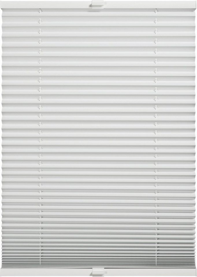 SCHÖNER WOHNEN-Kollektion Plissee Thermo Plissee Ella, verdunkelnd, mit Bohren, verspannt, verschraubt, verschraubt, energiesparend, Thermo Rückseite von SCHÖNER WOHNEN-Kollektion