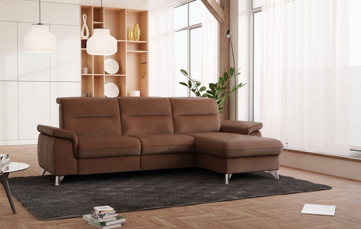 sit&more Ecksofa Astoria, wahlweise mit motorischer Relaxfunktion von sit&more